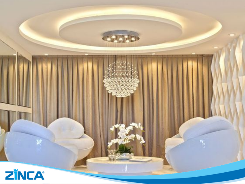 40+] Mẫu thiết kế trần thạch cao phòng khách ĐẸP nhất 2021 | ZINCA ...
